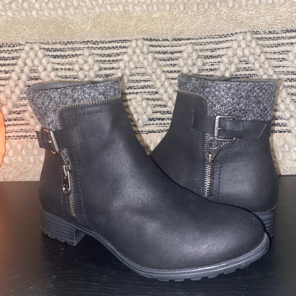 black boots